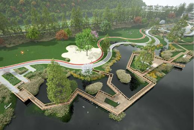 韶关全域土地综合整治，河域整治效果图