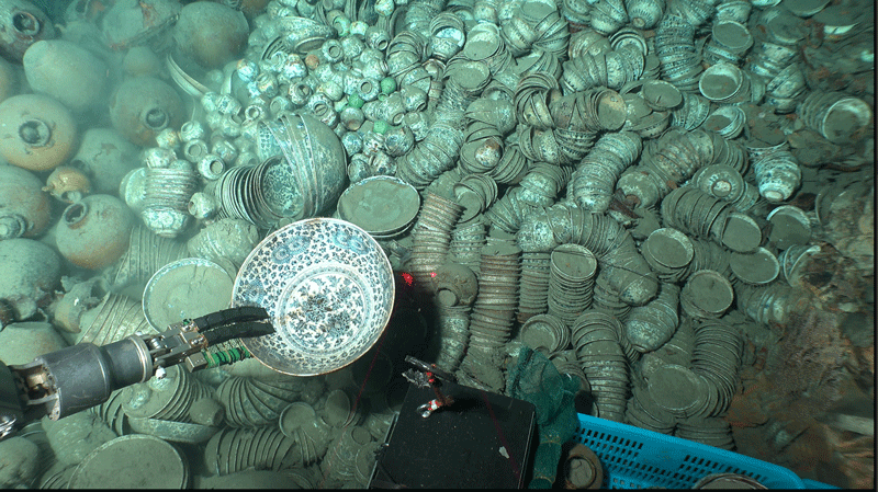 智慧考古，走向深海 南海西北陆坡一号、二号沉船遗址考古取得重要成果3